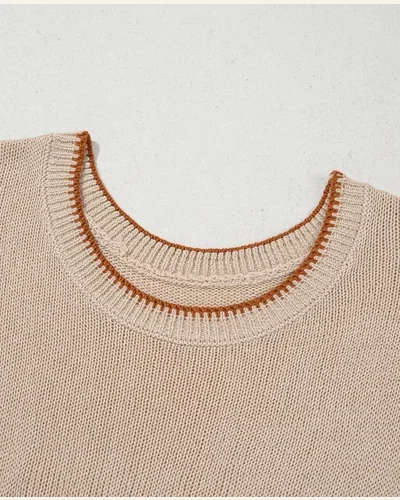 Summer Sweater Vest Knit Howdy Round Neck Cap, view 3