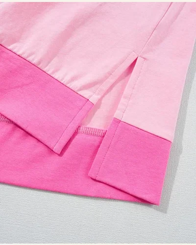 Summer Tops Colorblock Button Front Shirts Two Tone, view 4