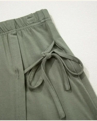 2 Piece Outfits Oversized Short Sleeve T Shirt, view 4