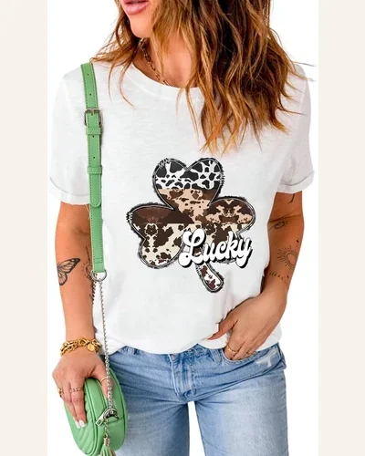 St Patricks Day Shirt Crewneck Graphic Tees Casual, view 1