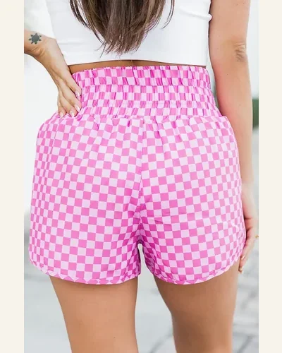 Shorts Casual High Waisted Athletic Shorts Shirred High, view 2