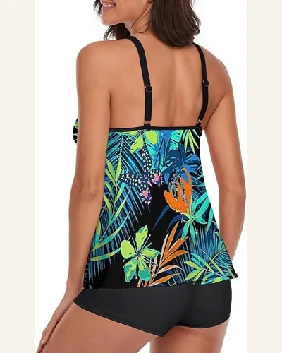 Tankini Swimsuits Two Piece Tummy Control Bathing Suits, view 3
