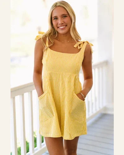 Casual Shoulder Tie Smocked Back Wide Leg Jumpsuits, view 3