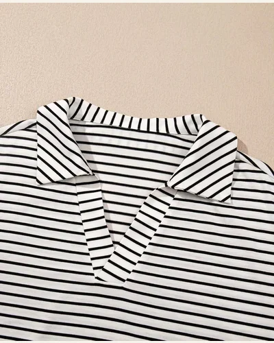 Striped Two Piece Sets Summer Lounge Outfits Casual, view 3