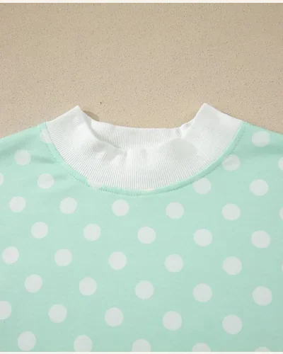 2 Piece Lounge Set Summer Outfits Mock Neck, view 3