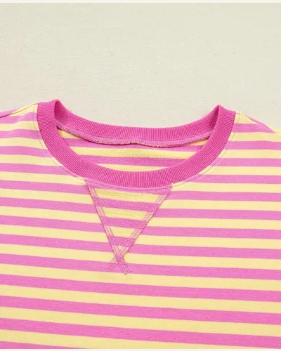 Striped Workout Set 2 Piece Summer Outfits Drop, view 4