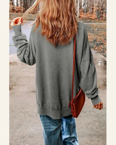 Oversized Sweatshirts Long Sleeve Casual Crew Neck Loose, view 2
