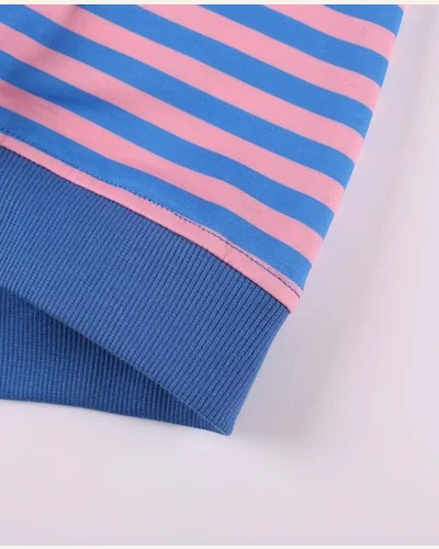Lounge Sets 2 Piece Skirt Colorblock T Shirt, view 3