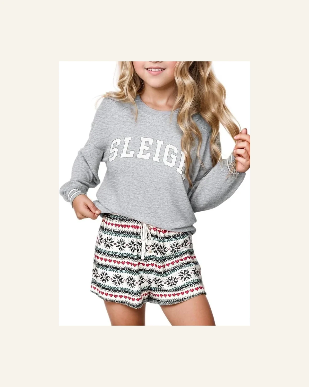 Girls Lounge Sets 2 Piece Sweatsuit Long Sleeve by SELINK