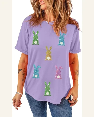 Summer Short Sleeve Tops Printed T Shirts Graphic, view 4